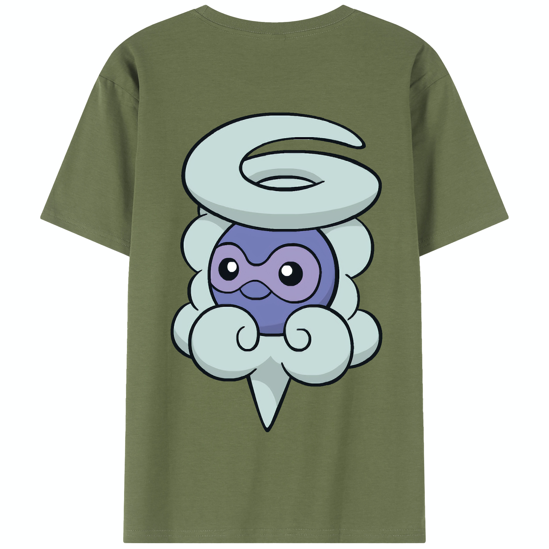 （画像用） ポケットモンスター Pokémon 綿100％半袖Tシャツ（背面プリント）